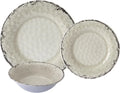 Dinnerware Sets, Service for 4. Unbreakable Dishes. Scratch Resistant M